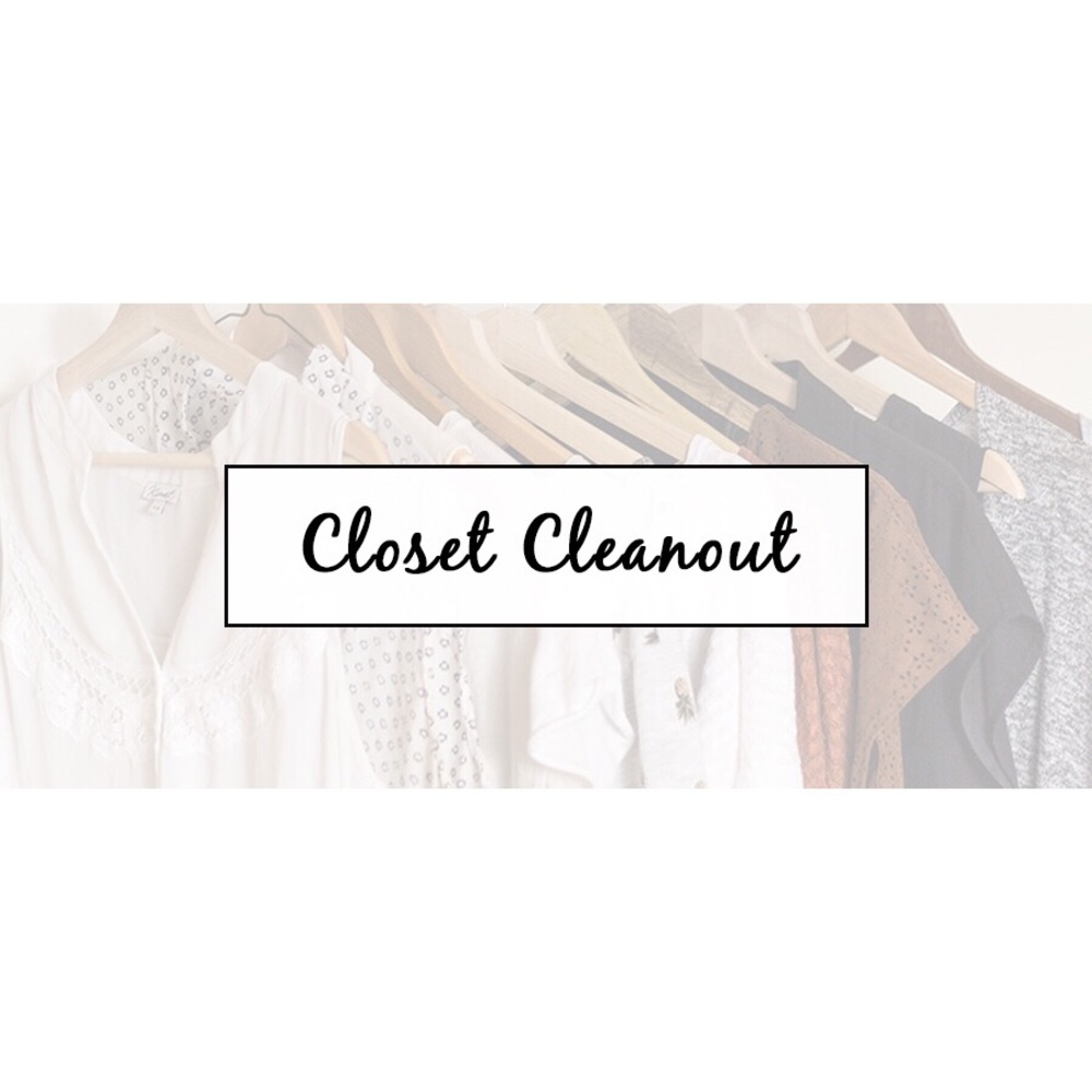 ✨CLOSET CLEANOUT✨